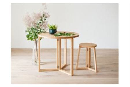 SPAGO Circle Table 070 High oak