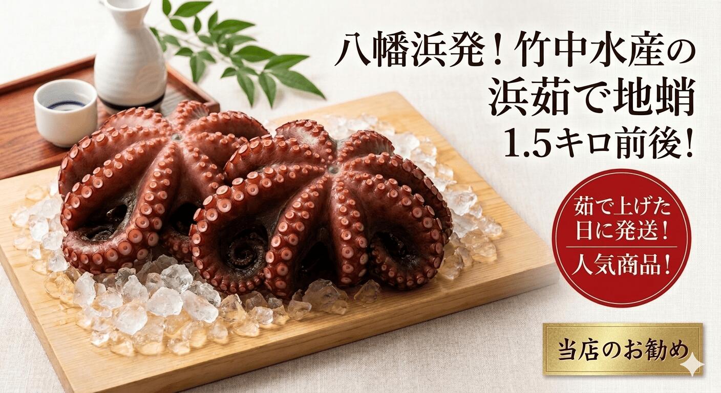 【ふるさと納税】八幡浜発!竹中水産のたっぷり「浜茹で地蛸」三昧!1.5kg前後【F22-189】_ たこ タコ 地たこ 蛸 地蛸 浜ゆで 魚介 魚介類 海鮮 天然 茹で 新鮮 刺身 冷蔵 サラダ 食べ応え 活き 【配送不可地域：離島】【1043154】YWTM016