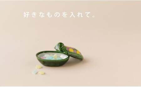 有田焼 鶴・亀 蓋物【SPECIAL THANKS】お正月 おせち 縁起物 昭和レトロ ボンボニエール 珍味入れ el006