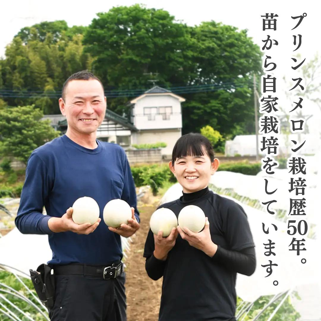 【先行予約】 メロン プリンスメロン 茨城県産 5kg 7~8玉 農家直送 果物 初夏