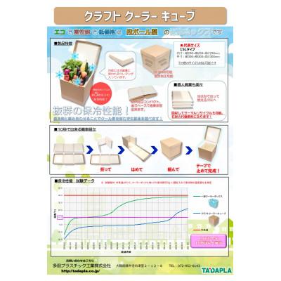 ふるさと納税 藤井寺市 クラフトクーラーキューブ(段ボール製保冷/保温ボックス) |  | 01