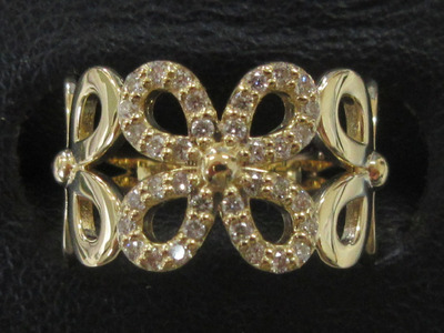 K18YG 0.18ct ピンキーリング SWCB002-yg