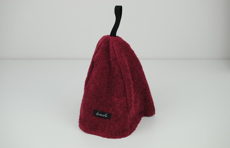 【スピード発送】泉州サウナハットLight（エンジ） G2121-1