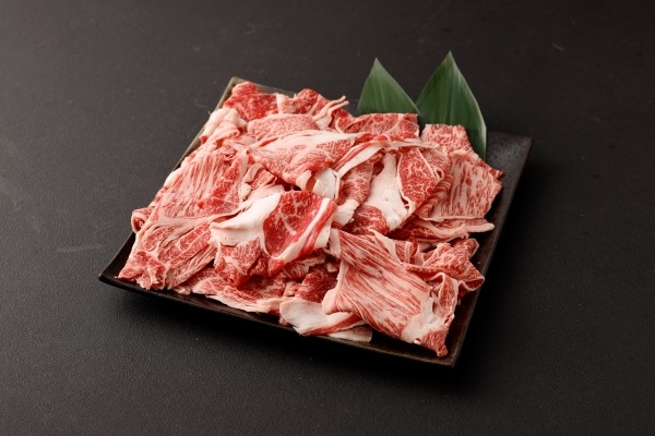 黒毛和牛  (博多和牛)  ロース・肩ロース切り落とし600g（300g×2パック）【伊豆丸商店】_HA0194