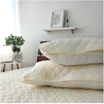 ふるさと納税 和泉市 【Mサイズ43×63】自然のままのピュアコットン枕パッド2枚組〈キナリ〉PK-1505PM-2P |  | 02