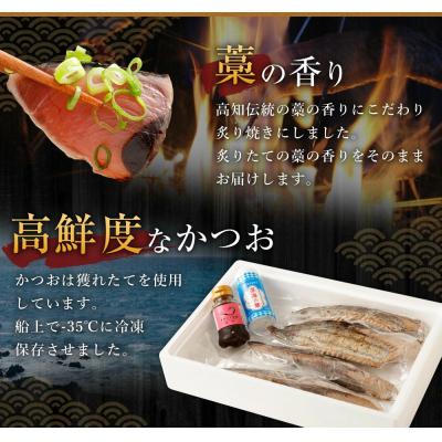 ふるさと納税 室戸市 【定期便 / 6ヶ月連続】 土佐流藁焼きかつおのたたき 2種食べ比べ4節セット(タレ・塩付き) |  | 01