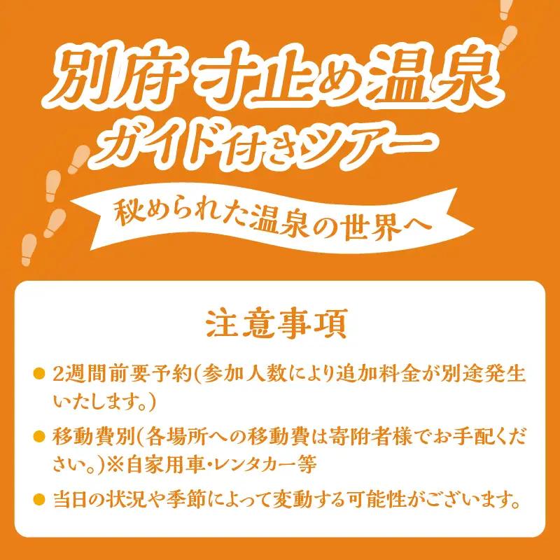 別府 寸止め温泉ガイド付きツアー_B184-001