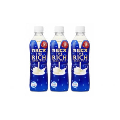 
2024年1月発送開始『定期便』『カルピス THE RICH』PET490ml　24本　隔月全6回【5112946】
