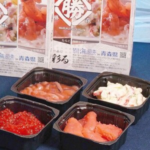 海幸バラエティパック「海が食卓を彩る」4種セット【筋子・たらこ・海鮮サラダ・いかめんたい】各90g【配送不可地域：離島】【1477884】