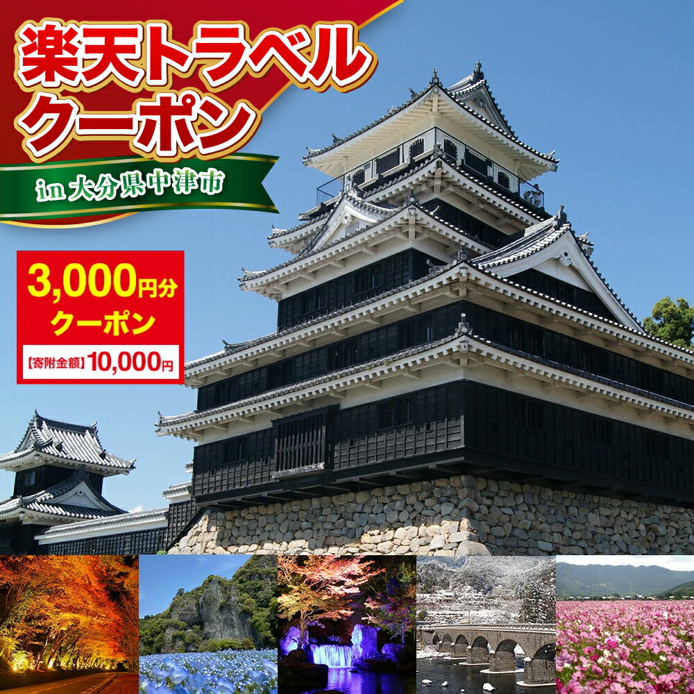 【ふるさと納税】大分県中津市の対象施設で使える楽天トラベルクーポン寄付額10,000円