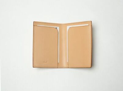 革製品に独特の個性と高級感を与える【生成】名刺入れーfolded card caseー