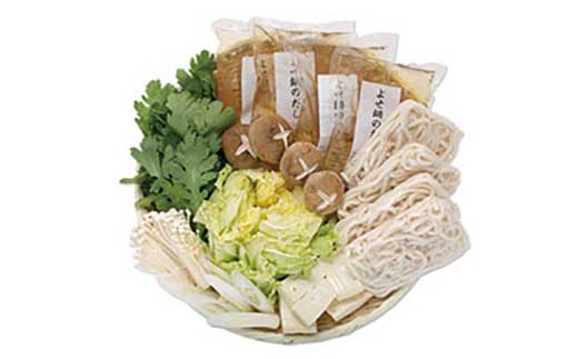寄せ鍋セット【うどんすき】4人前