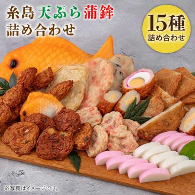 ふるさと納税 糸島市 天ぷら 蒲鉾 詰め合わせ (15種32点) Dセット/村島蒲鉾店[AHH010]