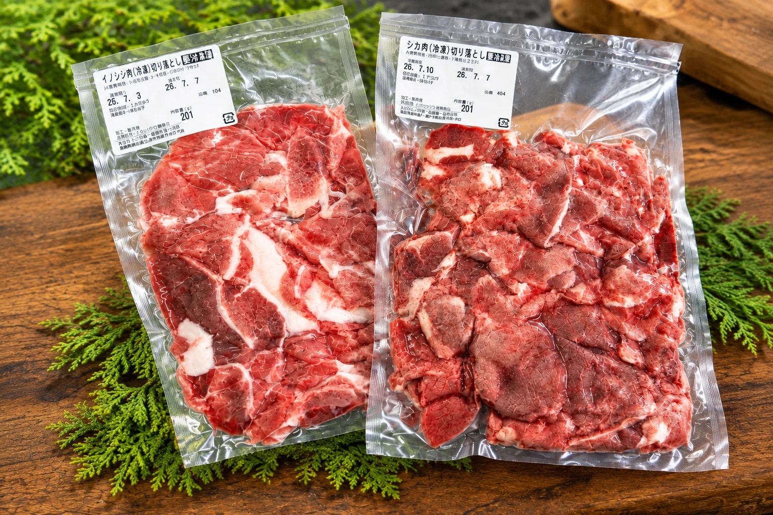 猪・鹿切り落とし食べ比べセット800g GB-52