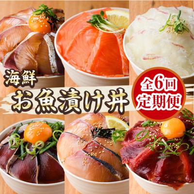 ふるさと納税 門川町 【毎月定期便】海鮮 お魚漬け丼(門川町)全6回