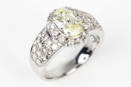 【ふるなび限定】【一点もの】ダイヤモンド（1.501ct）プラチナリング　R127　K06150-H　FN-Limited-SP