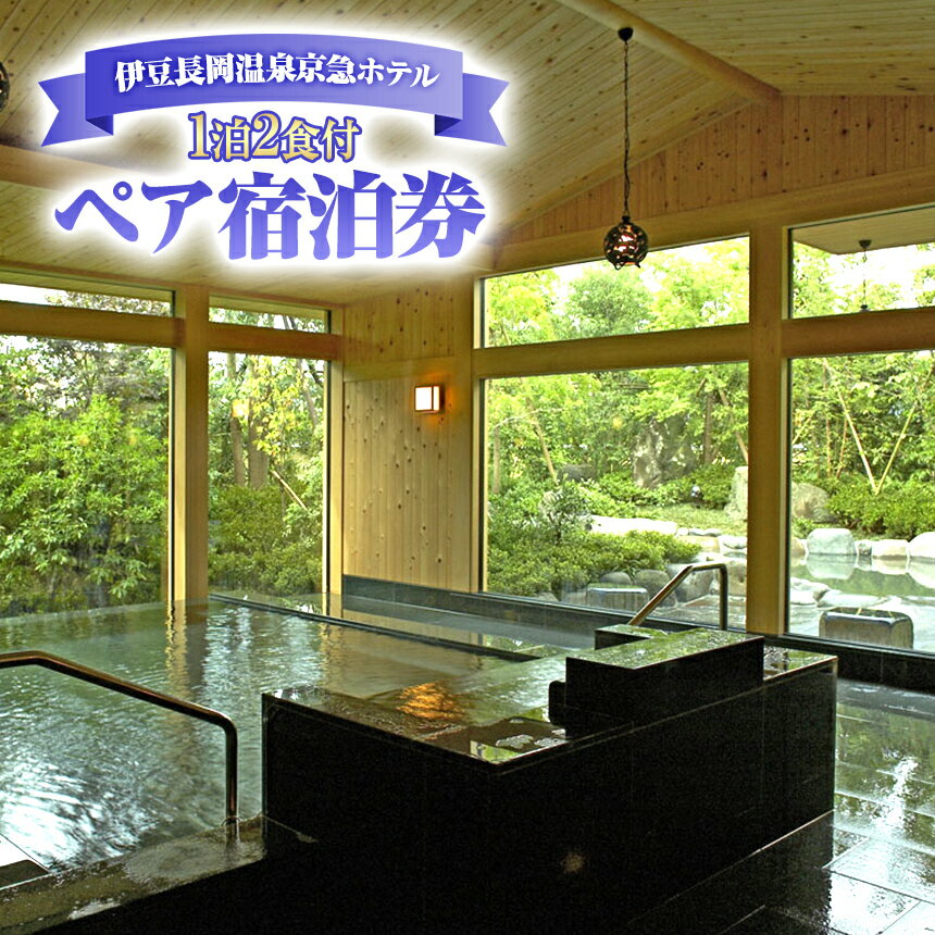 【ふるさと納税】 伊豆長岡温泉京急ホテル 1泊2食付 ペア宿泊券 ／ 旅行 季節の料理 贅沢湯 伊豆 温泉 体験 旅行券 チケット ホテル トラベル 伊豆の国 静岡県 静岡 国内