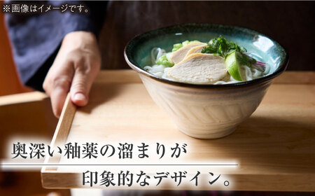 【美濃焼】KANADE 丼 特大 ブルー 5枚セット【丸利玉樹利喜蔵商店】[MCC084]