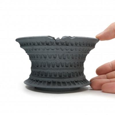 ふるさと納税 かすみがうら市 狂鉢 Babel -Mad black-(110-135mm) |  | 01