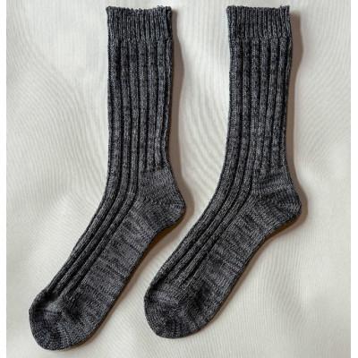 ふるさと納税 桐生市 【ezu】someiro kutsushita　/グレー◆高級◆コーマ糸◆湿調作用