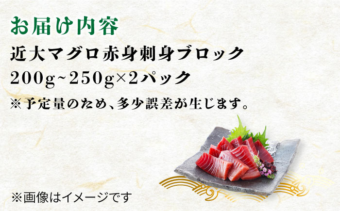 長崎県五島産 近大マグロ  （赤身）刺身ブロック 五島市/五島ヤマフ [PAK019]