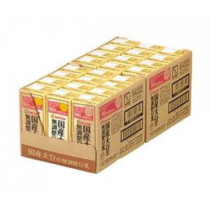 濃厚10%国産大豆の無調整豆乳 200ml×24本セット×2ケース【1543308】