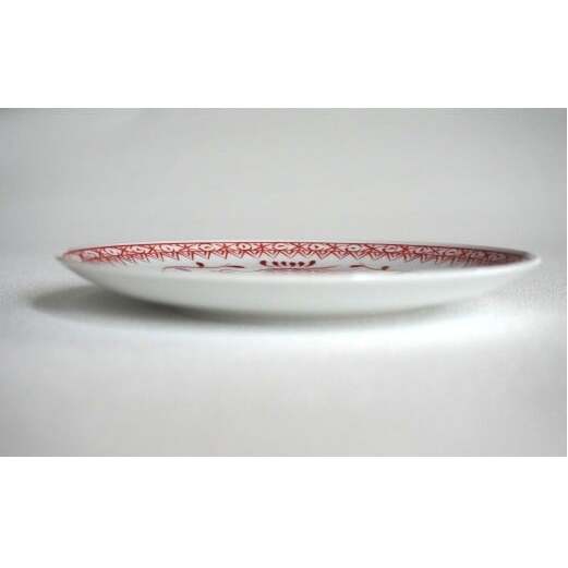 有田焼 魚鳥文中皿 【香蘭社】 赤絵 シリーズ 手描き 17cm プレート 取り皿 普段使い デザート 食器 25000円 A25-577_イメージ4