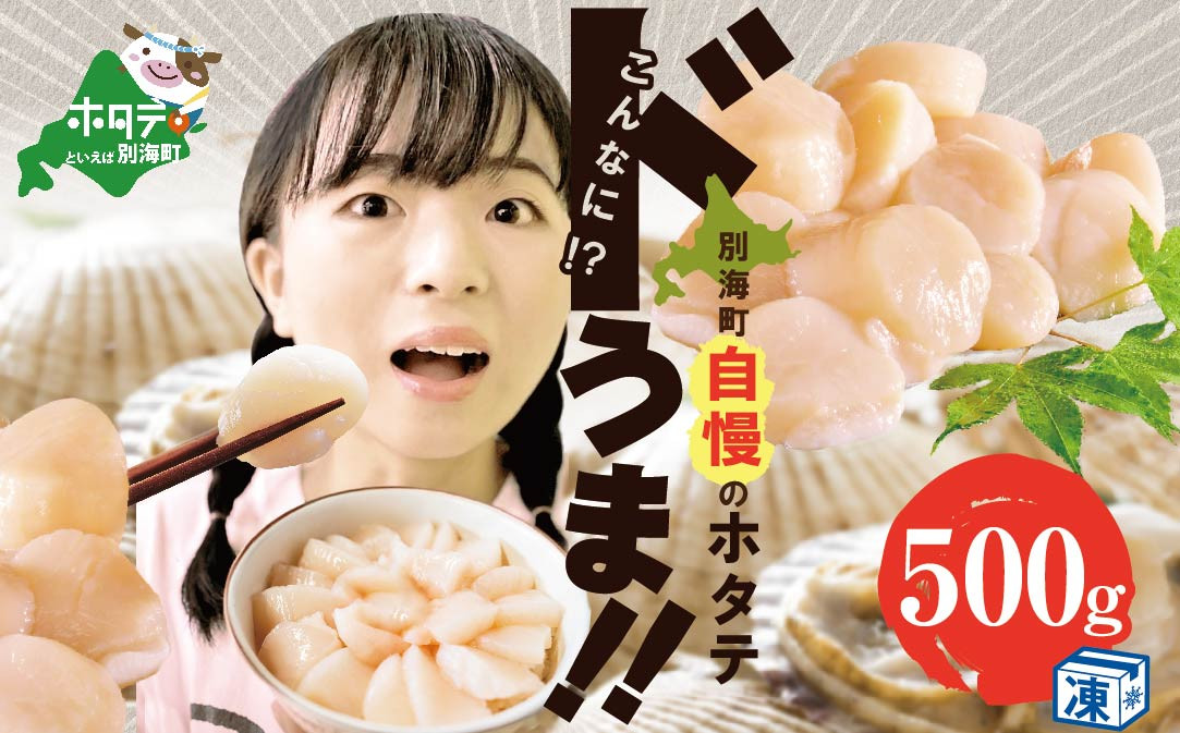 
            【訳あり】大人気 ！ホタテ 訳あり TVで話題 ほたて といえば 別海町 冷凍 帆立 大中粒 500g (約20玉前後)　（ ホタテ 帆立 貝柱 北海道 野付 別海町 訳ありホタテ 訳あり ふるさとチョイス ふるさと納税 仕組み キャンペーン 限度額 計算 ランキング やり方 シミュレーション チョイス チョイスマイル ）
          