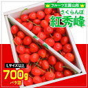 【ふるさと納税】☆フルーツ王国山形☆さくらんぼ 紅秀峰 L以上 700g 【令和7年産先行予約】FS24-779