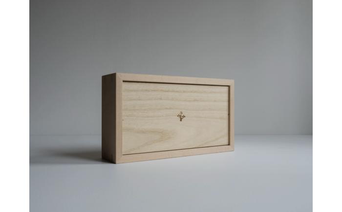 【受注生産】ティッシュケース［ウォールナット］ / ティッシュケース ティッシュカバー ケース カバー インテリア おしゃれ 小物 木目調 木製 SDG’s ナチュラル 雑貨 贈答 ギフト / 恵那市