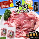 【ふるさと納税】北海道釧路産 羊肉サフォークラム(焼き肉用スライス)250g×2 ひつじ 数量限定 小分け パック BBQ 北海道 F4F-3152