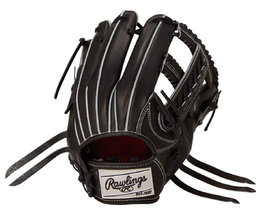 ローリングス (Rawlings) 硬式 内野手用 グローブ 広い捕球面 日本製：右投げ用 ブラック