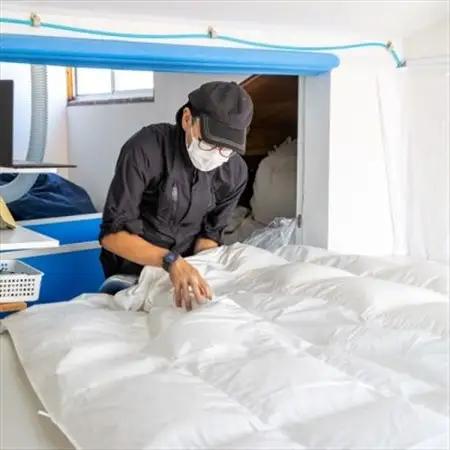ポーランド産コウダ種ホワイトグース ダウン93% 冬用羽毛ふとん ダブルサイズ【1457463】