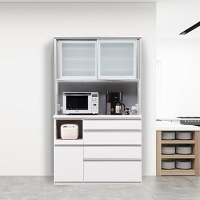 ふるさと納税 大川市 ネオ 幅120cm キッチンボード食器棚 ホワイト・ブラックの2色対応 |  | 01