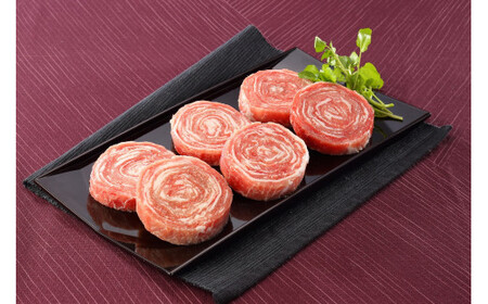 ＜大山物語＞　氷温®熟成 大山豚手造りロールステーキ（オニオンソース付き）80ｇ×8個（ソース20ｇ×8個）