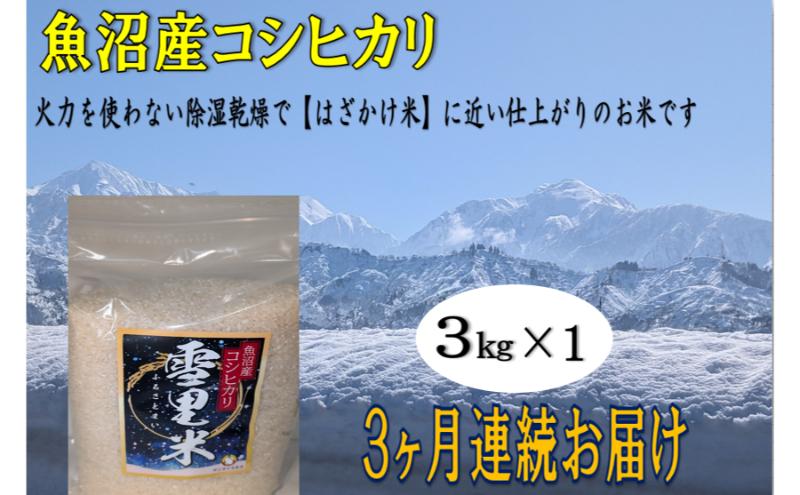 生産者直送！魚沼産コシヒカリ【雪里米 ふるさとまい】 精