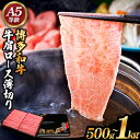 【ふるさと納税】博多和牛 牛肩ロース薄切り 選べる内容量 約500g 500g×1パック または 約1kg 500g×2パック 久田精肉店株式会社《30日以内に出荷予定(土日祝除く)》小竹町 博多和牛 牛肉 肩ロース ロース A5等級 厳選 すき焼き しゃぶしゃぶ 国産 送料無料