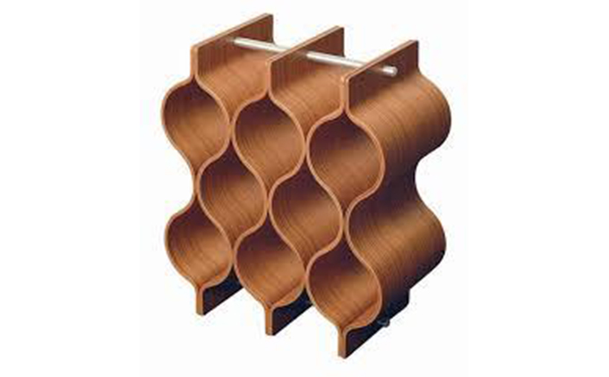 サイトーウッド WINE RACK チークグレイン（No.WR-101）