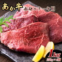 【ふるさと納税】あか牛 赤身ステーキ用 1kg (250g×4) 有限会社幸路《60日以内に出荷予定(土日祝を除く)》 あか牛 あかうし 赤牛 赤身 冷凍 小分けパック