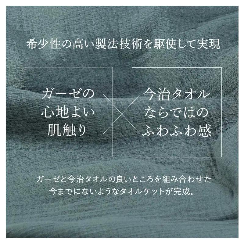 （今治タオル）ASiTA SMOOTH シリーズ タオルケット１枚 ライトグレー
