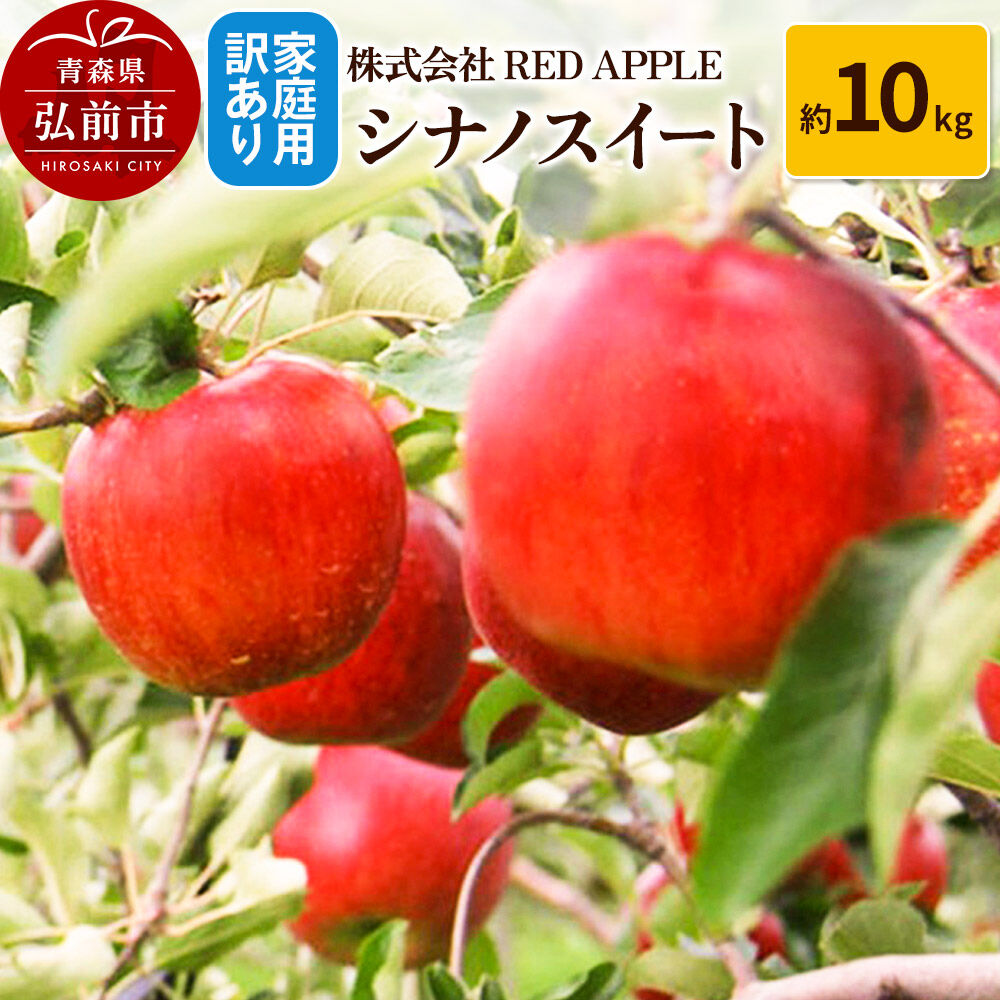 【ふるさと納税】【26年9月発送】りんご【訳あり】家庭用 シナノスイート 約10kg 先行受付 [アップル おいしい シナノ シナノスイート りんご 黄色 果実 果物 美味 林檎]
