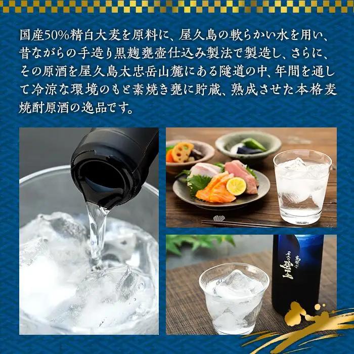 屋久の碧玉 720ml・三岳 900mlセット＜屋久島限定！麦焼酎「屋久の碧玉」＆芋焼酎「三岳」＞