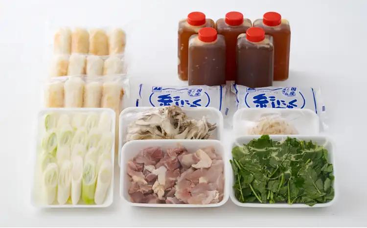 比内地鶏きりたんぽ鍋セット（５人前）　180P1508【れすとらん比内どり（ 比内物産開発）】
