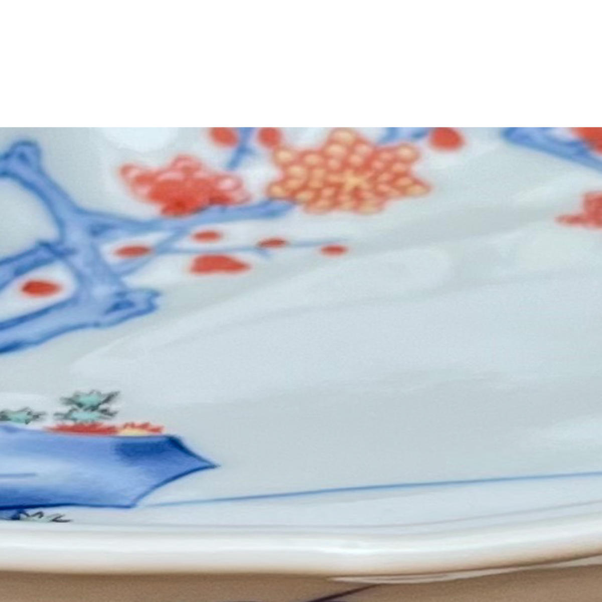 有田焼 色絵梅花人物文木の葉形銘々皿 2枚 セット 【有田焼 花伝作】食器 器 うつわ 和皿 銘々皿 上品 日本食 梅 花 銘々皿 35000円 A35-379_イメージ4