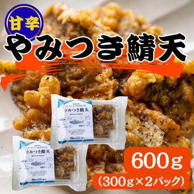 ふるさと納税 小浜市 簡単・お手軽!冷凍　秘伝やみつき甘辛ダレ 鯖天(さば天)600g(300g×2パック)約14個