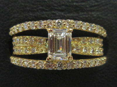 K18YG Dカラーダイヤリング SWCB004-yg