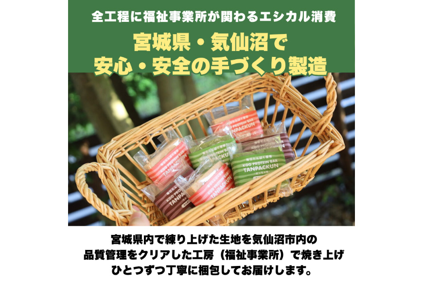 訳あり KGGプロテインバー ランダム 50個入 セット (ちょこ味・いちご味・まっちゃ味) [KESENNUMA GOOD GOODS 宮城県 気仙沼市 20563898] 訳アリ オガトレ プロテ