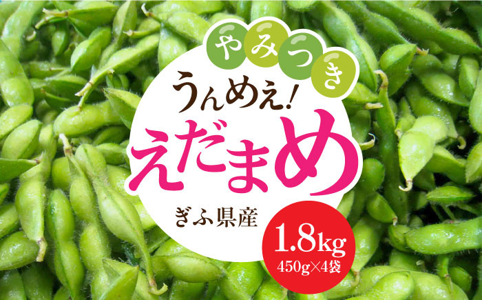 
                  ＜うまっ！＞やみつき必須！うんめえ枝豆！ 1800g 【配送不可地域：北海道・沖縄・離島】 産地直送 野菜 えだまめ 岐阜市 / 大塚農園 [ANDQ002]
                