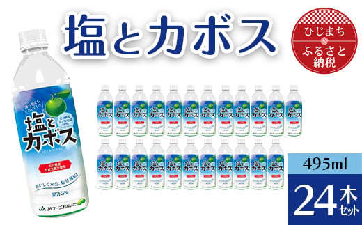 
塩とカボス(495ml×24本)【1086654】
