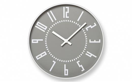 
eki clock / グレー（TIL16-01 GY）[№5616-0941]
